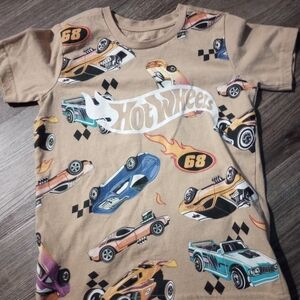 Mattel Hot Wheels Beige T-Shirt